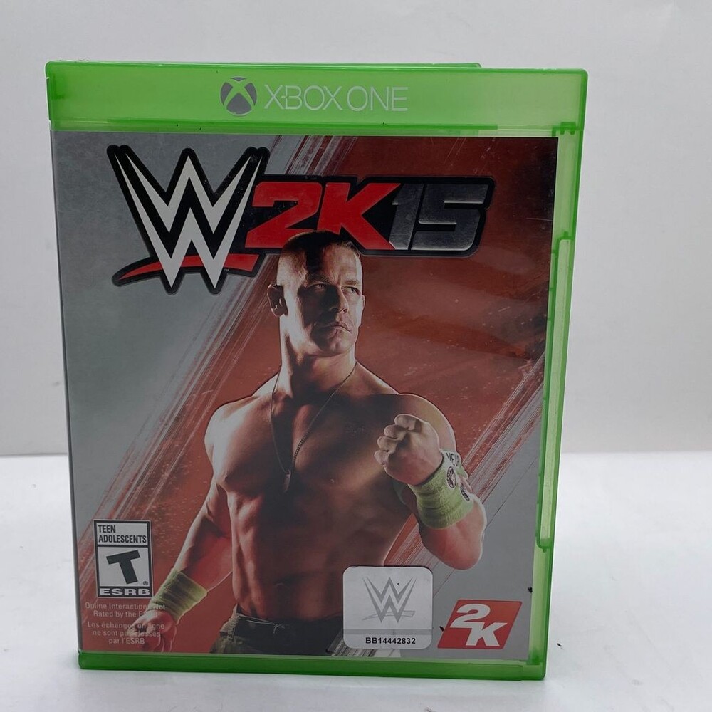 WWE 2K15 XB1 (Microsoft Xbox One, 2014) John Cena Cover Complete W/ Manual
